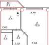 Сдам 1-комнатную квартиру в Ростове на Дону, ЗЖМ, ул. Ерёменко 87А, 42 м²
