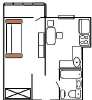Сдам 1-комнатную квартиру в Ростове на Дону, ЖДР, б-р Платова 20/17, 38 м²